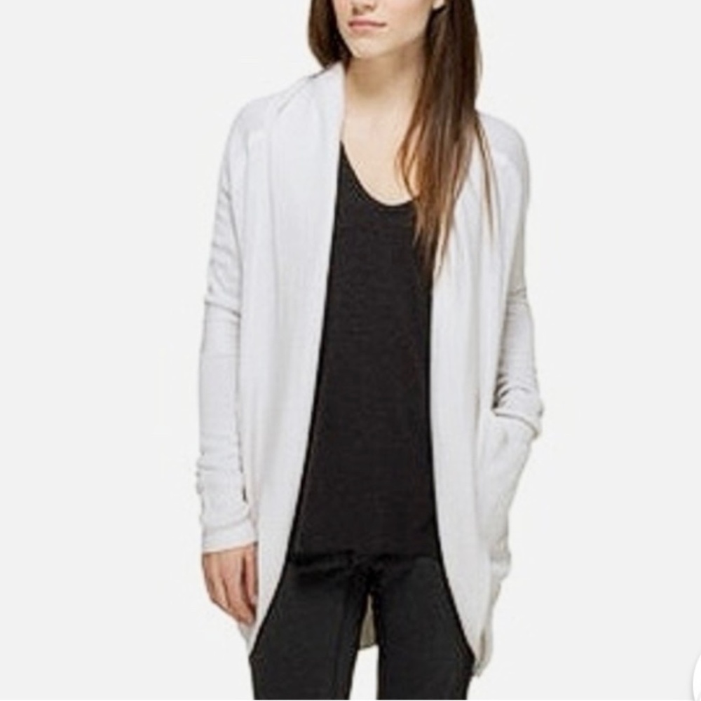 Lulumelon Transformation Wrap Cardigan Womens‎ Size 6 Gray